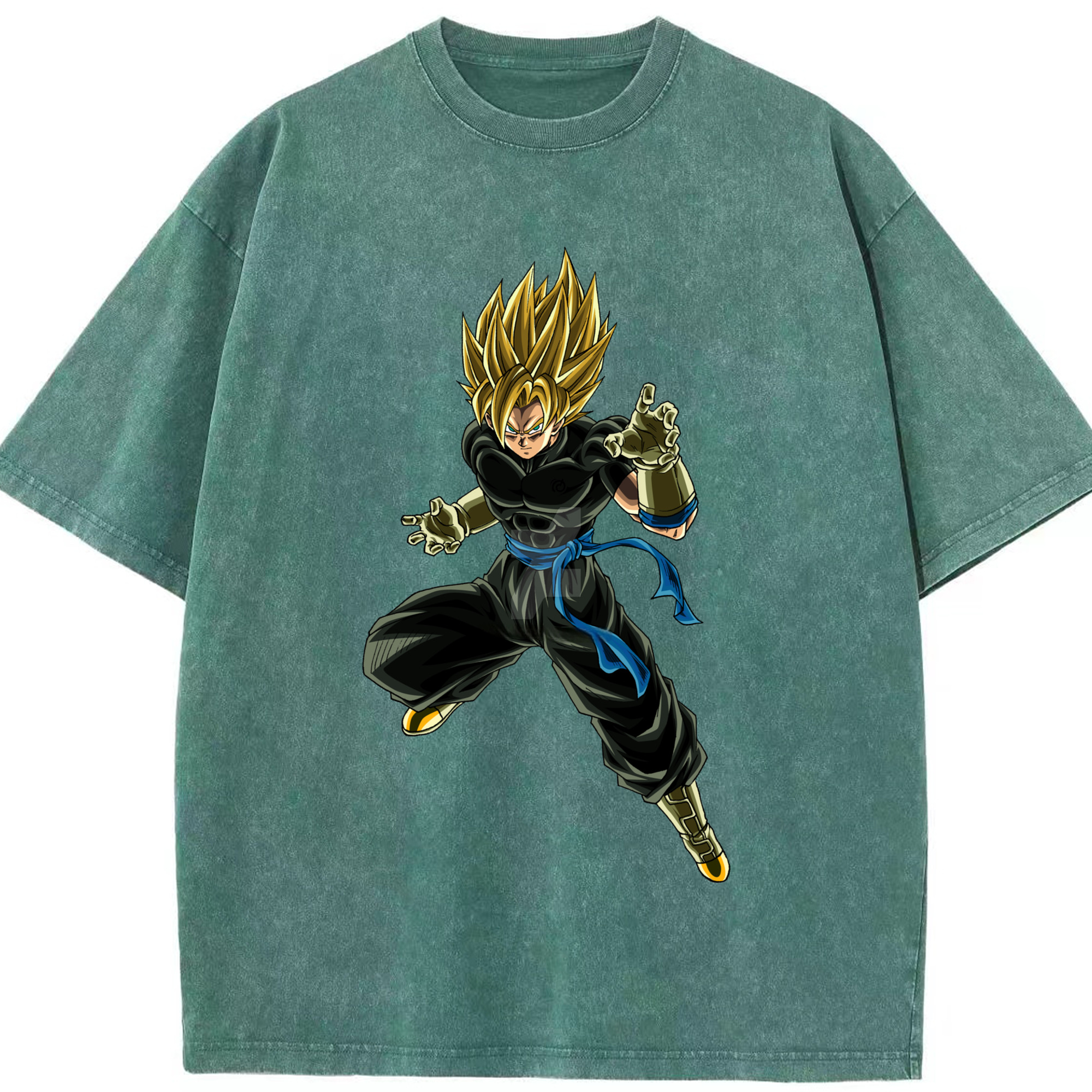 （画像用） ドラゴンボール ベジット DRAGON BALL Vegetto 綿100% ヴィンテージ風 半袖Tシャツ（フロントプリント）